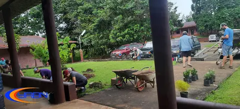 Banyak bunga yang di tanam