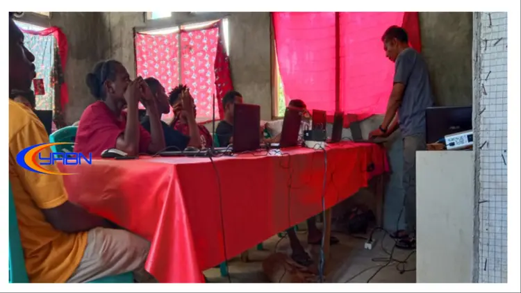 Team YABN sedang menpraktekkan